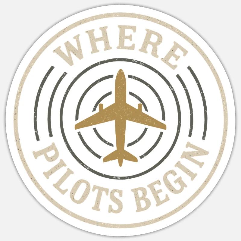 Sticker Größe S (10 x 10 cm) - 