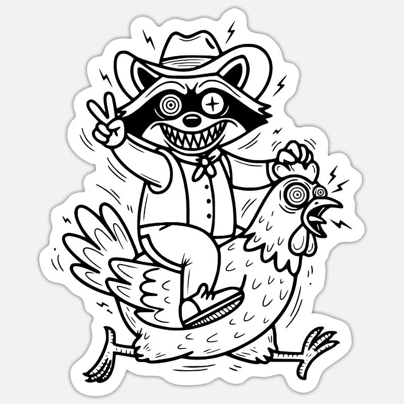 Sticker Größe S (10 x 10 cm) - 