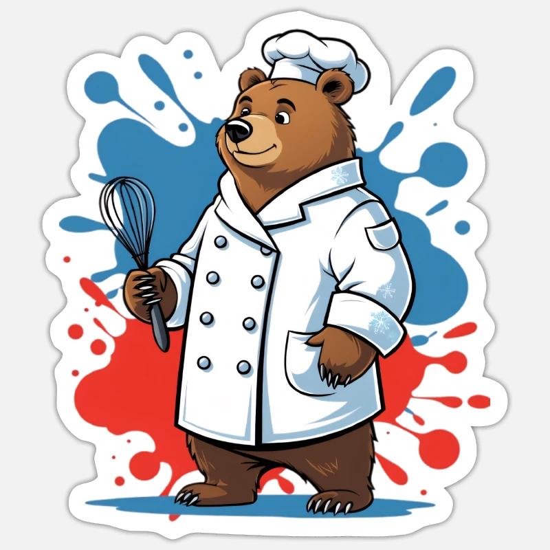Conception de Bärenkoch Sticker taille S (10 x 10 cm)