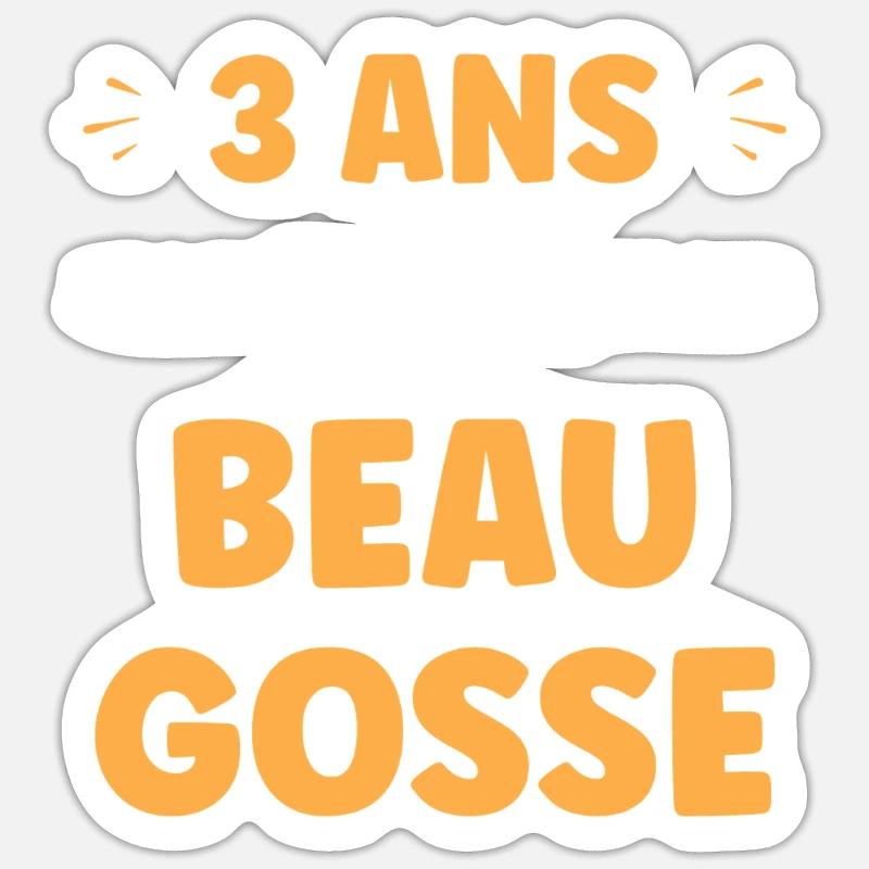 Sticker taille S (10 x 10 cm) - 