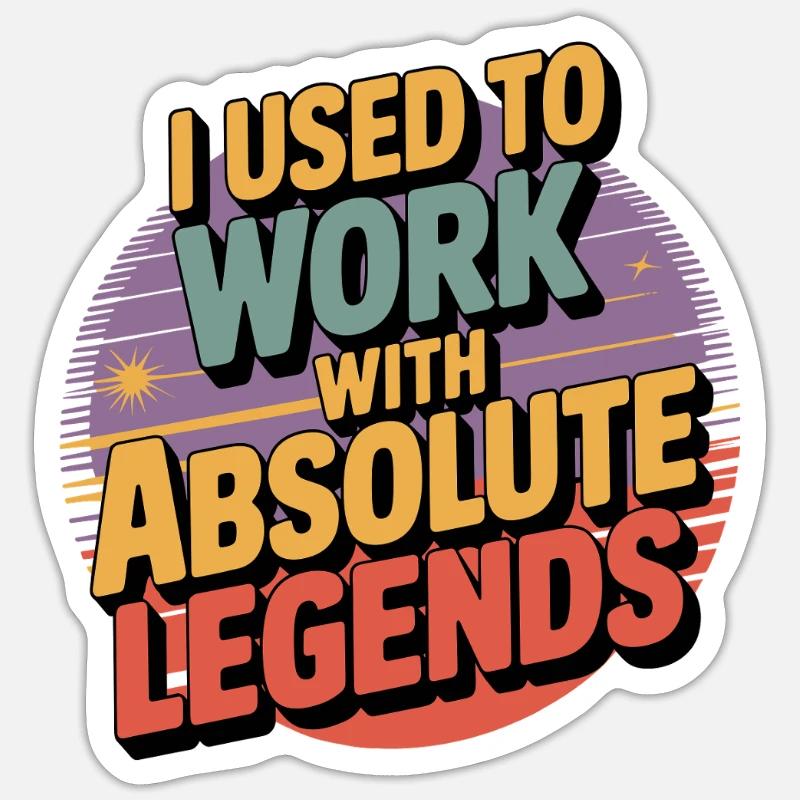 J’avais l’habitude de travailler avec Legend Sticker taille S (10 x 10 cm)