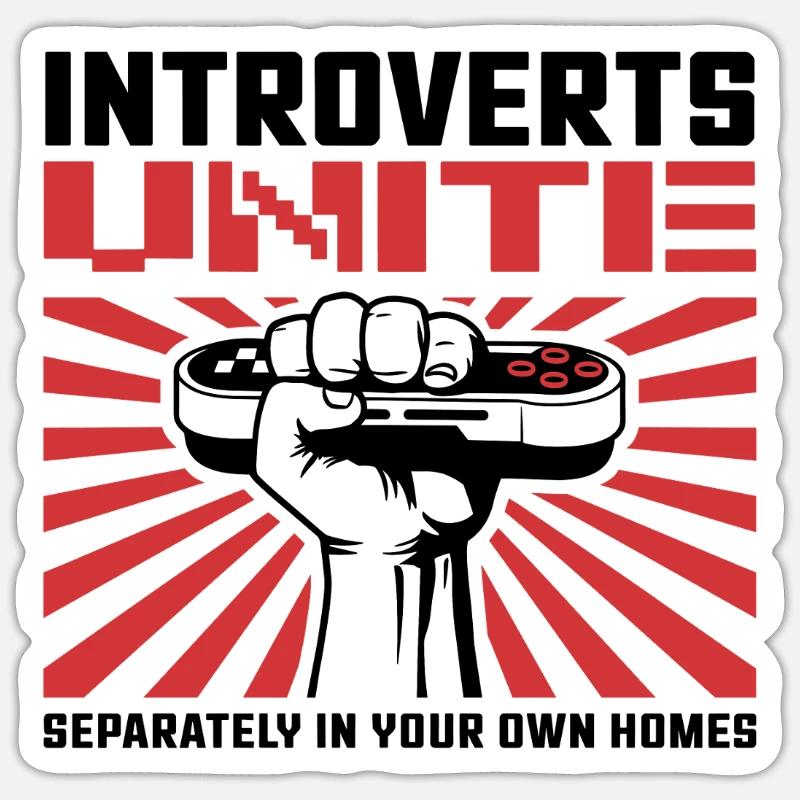 Vereinte Faust Strahlen Sticker Größe S (10 x 10 cm)