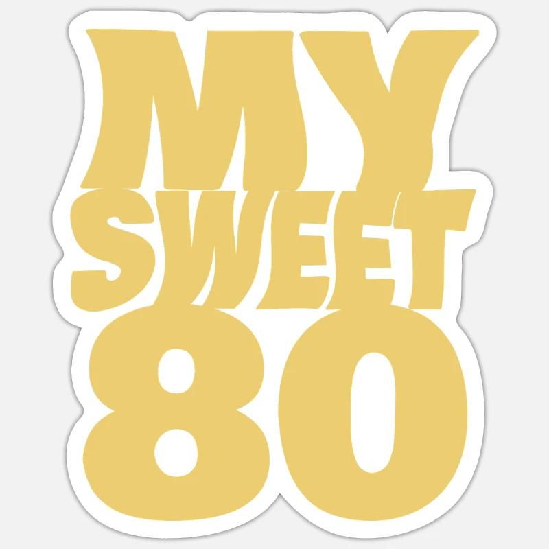 80 Sticker size S (10 x 10 cm)