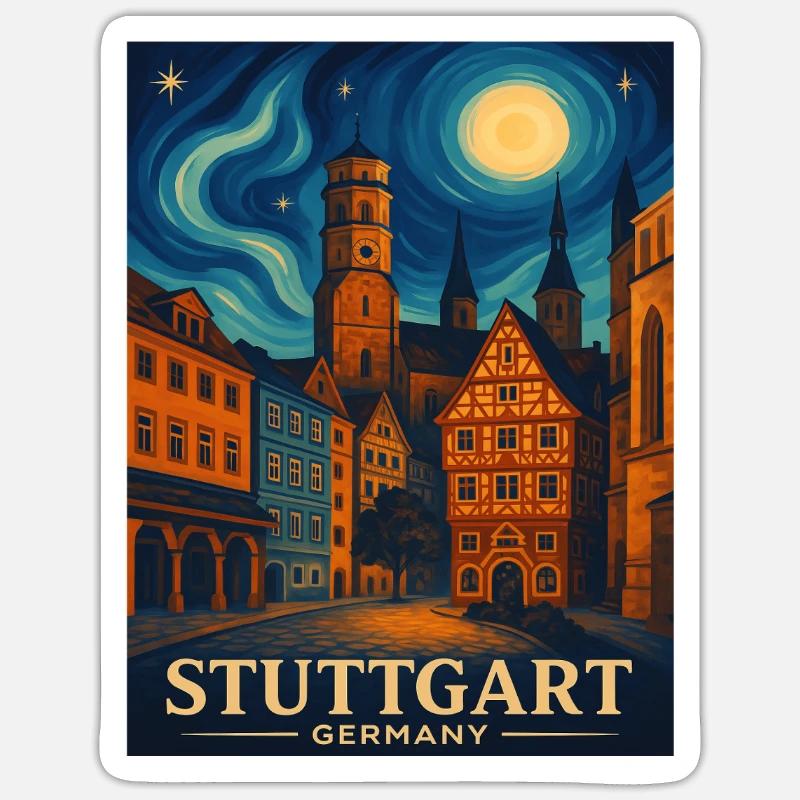 Stuttgart Sticker size S (10 x 10 cm)