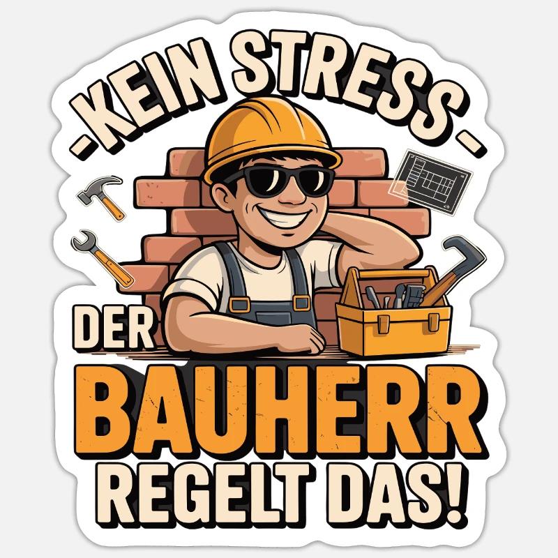 Pas de stress, le constructeur s’en occupe ! Sticker taille S (10 x 10 cm)