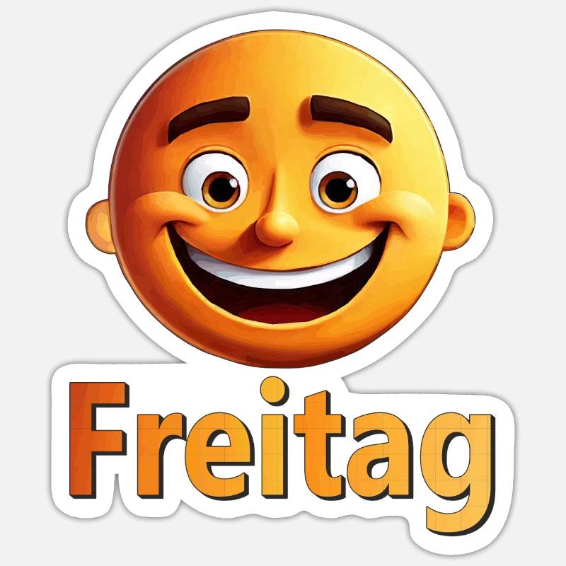 Friday Sticker size S (10 x 10 cm)