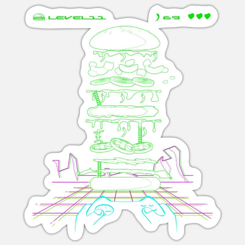 Jeu Sticker taille S (10 x 10 cm)