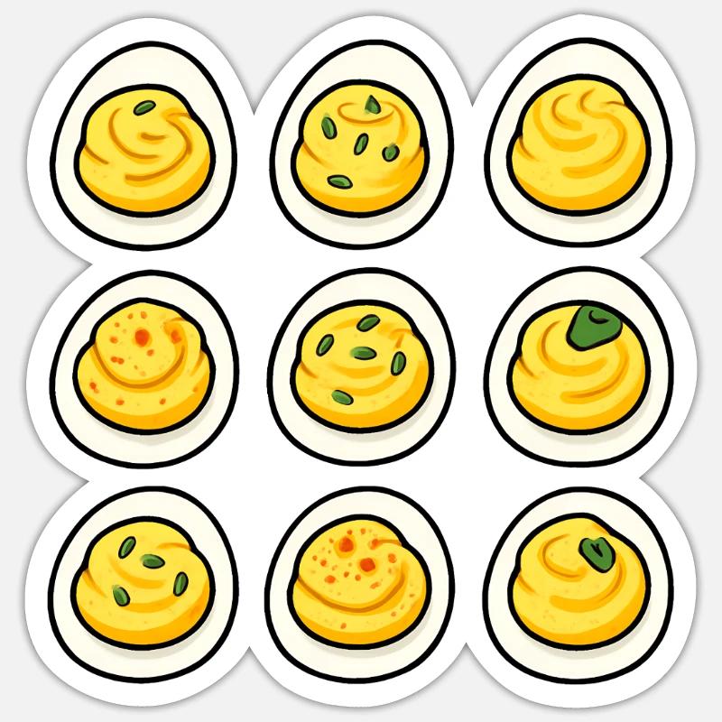 Russian Eggs Sticker size S (10 x 10 cm)