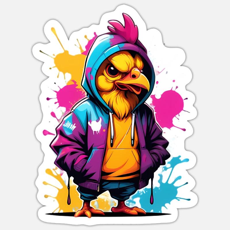 Sticker taille S (10 x 10 cm) - 