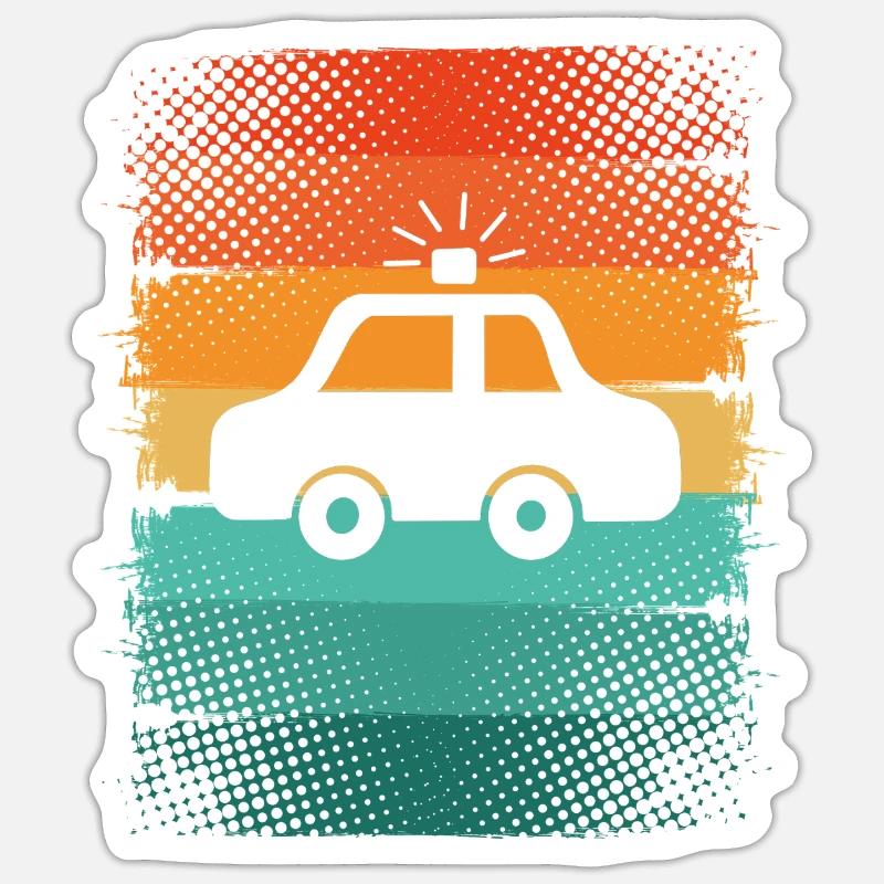 Polizei Sticker Größe S (10 x 10 cm)