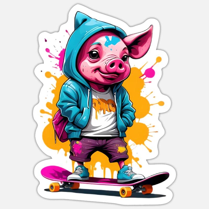 Sticker taille S (10 x 10 cm) - 