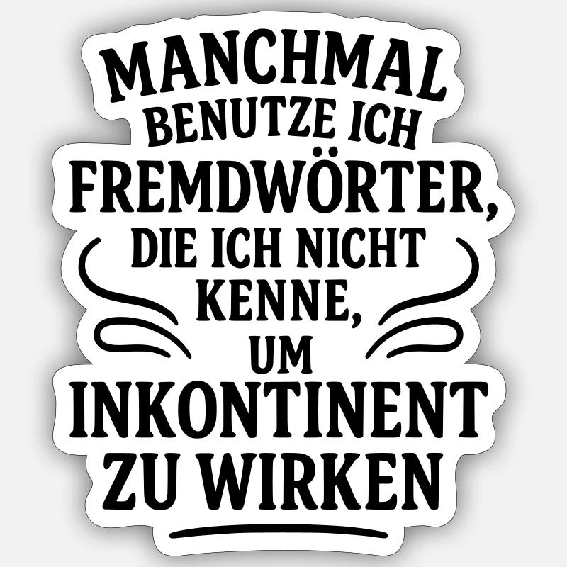Sticker Größe S (10 x 10 cm) - 
