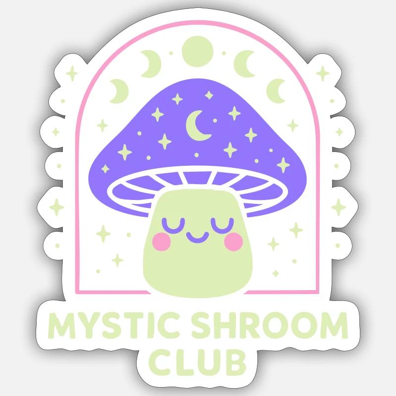 Mystical Hands Line Art - Sticker size S (10 x 10 cm) - white matte