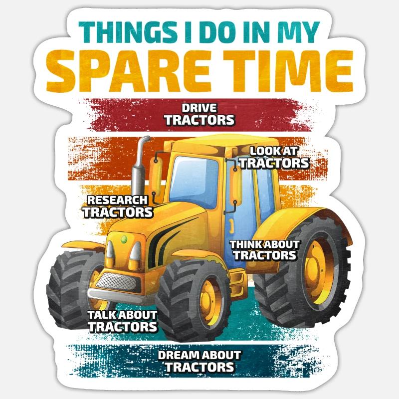 Tractor Sticker size S (10 x 10 cm)