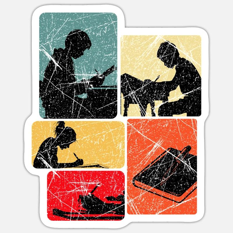 Sticker taille S (10 x 10 cm) - 