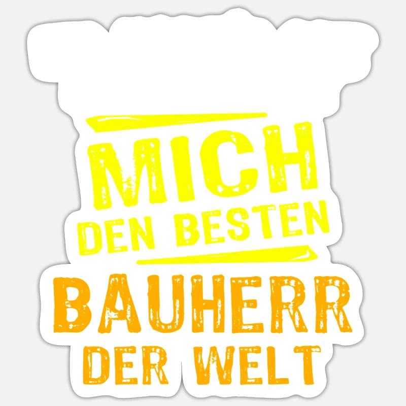 Builder Gift - Sticker size S (10 x 10 cm) - white matte