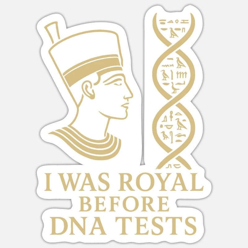 Pharaoh Archaeology in Ancient Egypt - Sticker size S (10 x 10 cm) - white matte
