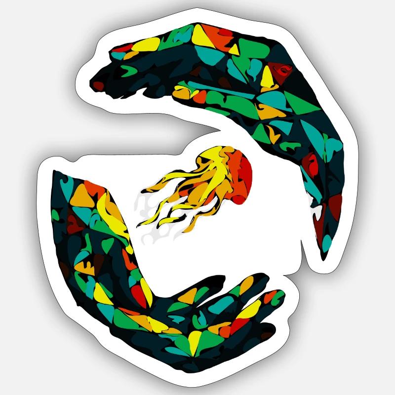 Sticker Größe S (10 x 10 cm) - 