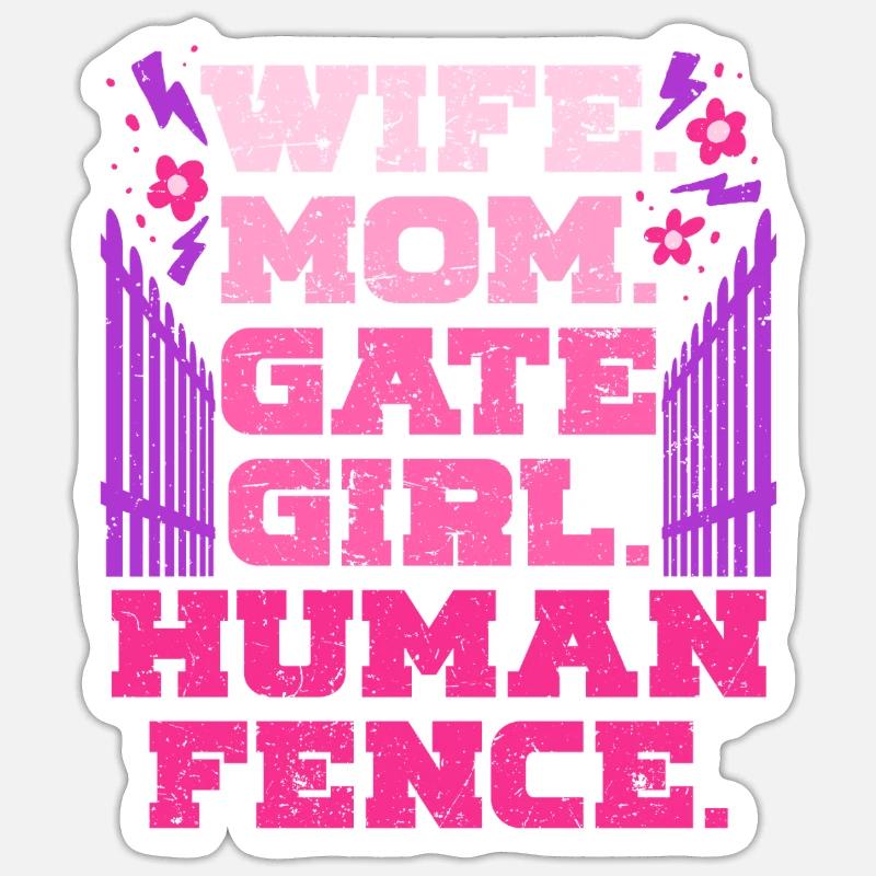 Ehefrau eines Bauern Mutter - Sticker Größe S (10 x 10 cm) - Mattweiß