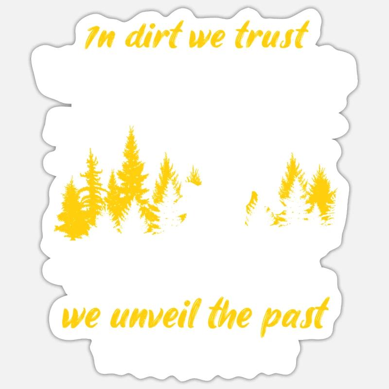 pêche sur terre - Sticker taille S (10 x 10 cm) - blanc mat