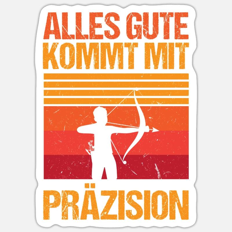 Archery Archery Archery - Sticker size S (10 x 10 cm) - white matte