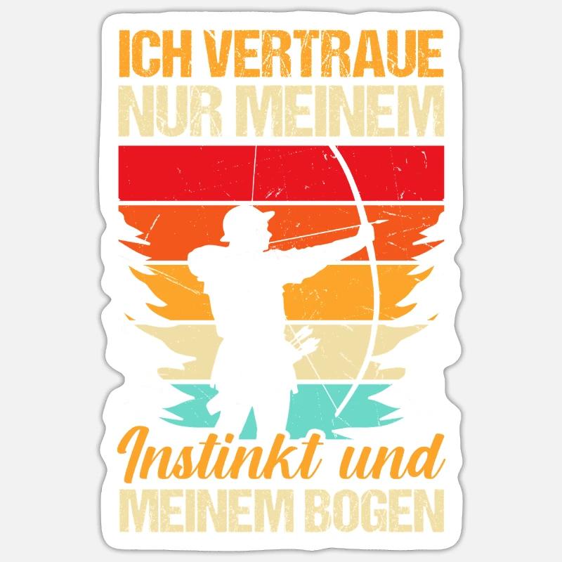 Archery Archery Archery - Sticker size S (10 x 10 cm) - white matte