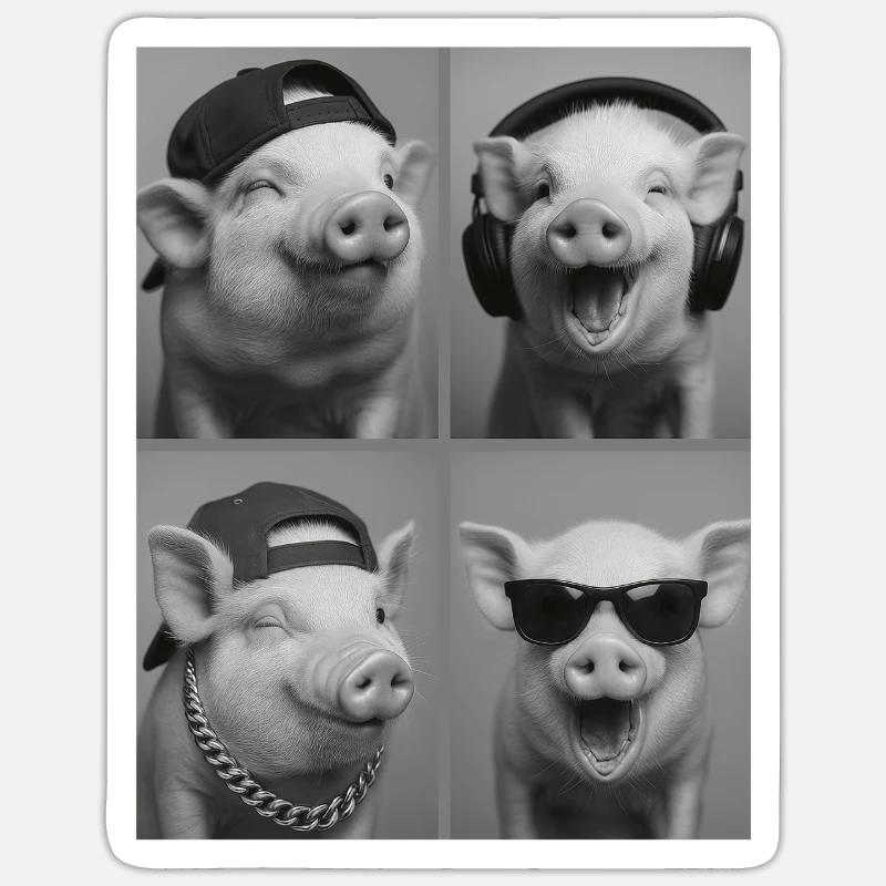 Sticker taille S (10 x 10 cm) - 