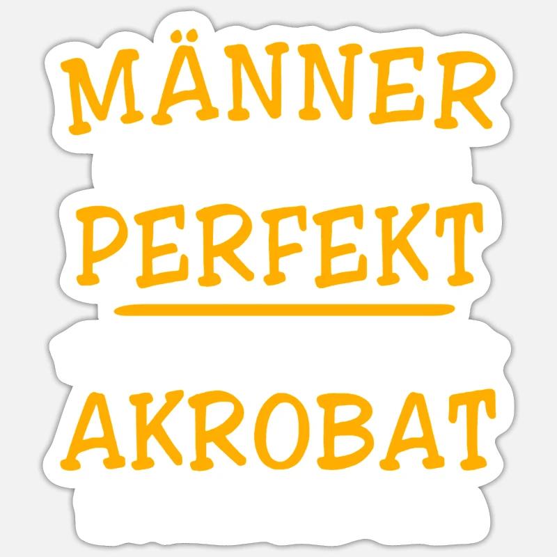 Acrobat Acrobatics Sticker size S (10 x 10 cm)
