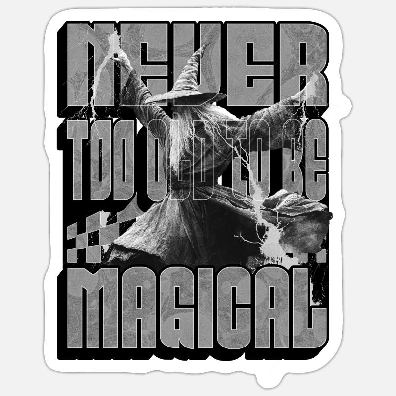 Magical Wizard Sticker size S (10 x 10 cm)
