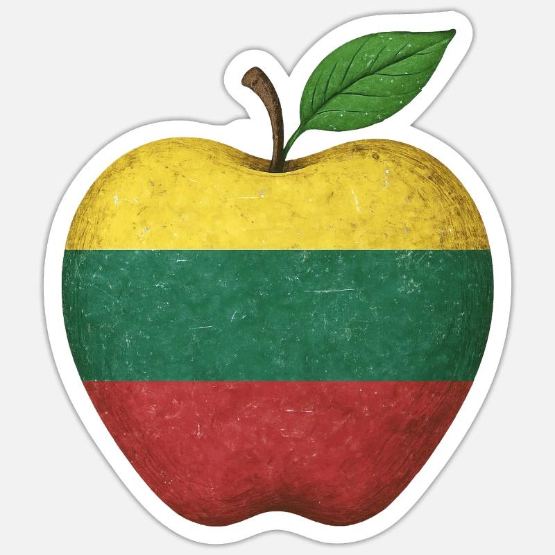 Lithuania - Sticker size S (10 x 10 cm) - white matte