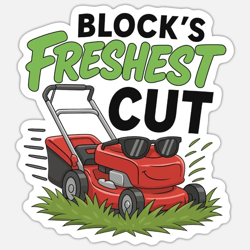 Blocks Freshest Cut Sticker size S (10 x 10 cm)