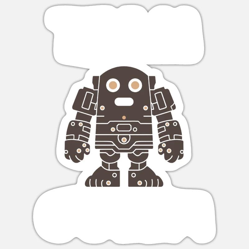 Team golem - Sticker size S (10 x 10 cm) - white matte
