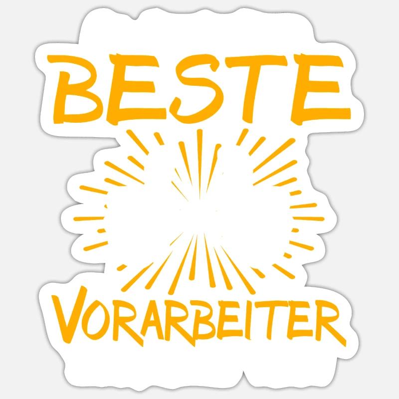 Foreman Gift Idea - Sticker size S (10 x 10 cm) - white matte