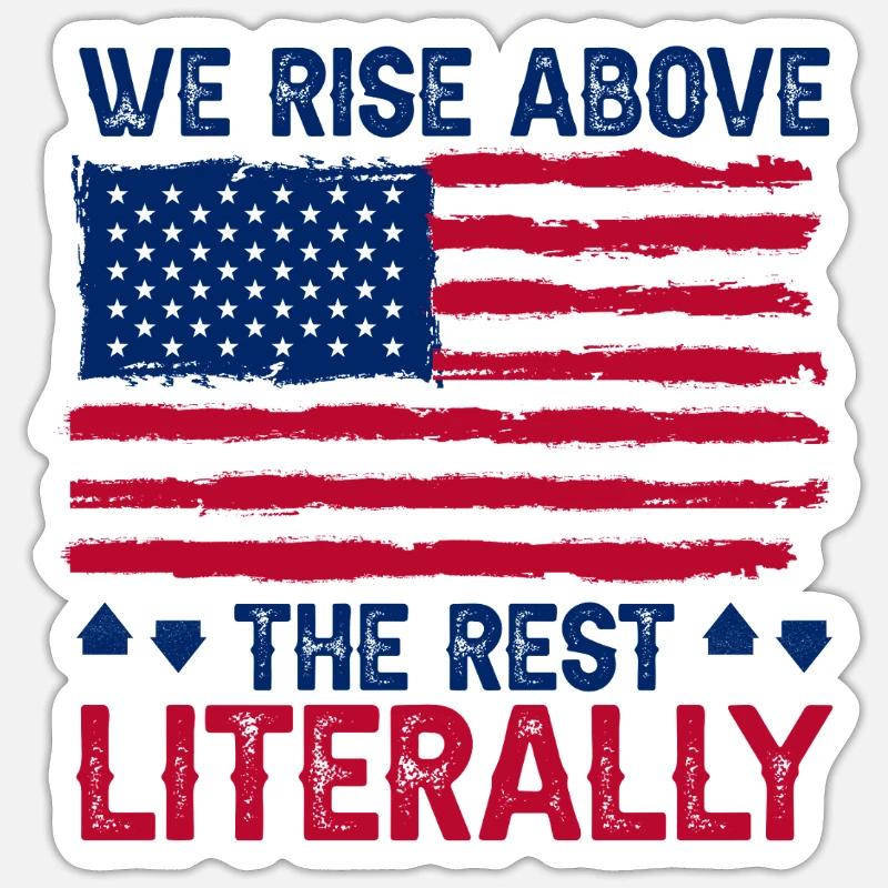 Elevator Technician Rise Above The Rest Literally Sticker Größe S (10 x 10 cm)