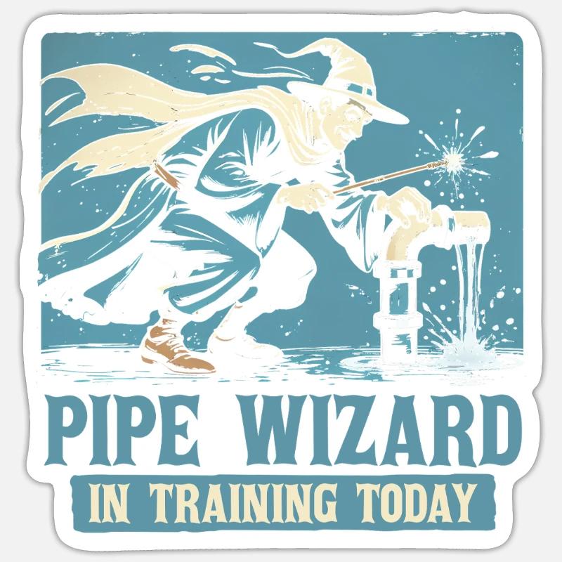 Constructeur de pipeline de couche de tuyau Sticker taille S (10 x 10 cm)