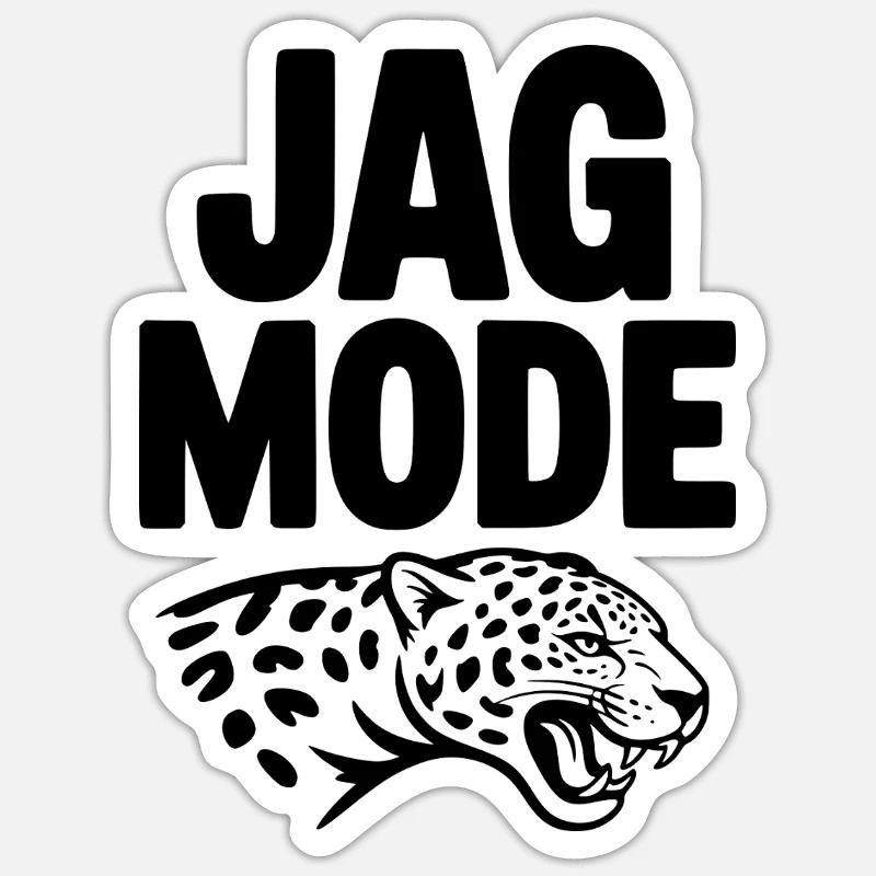Jag Mode - Sticker size S (10 x 10 cm) - white matte