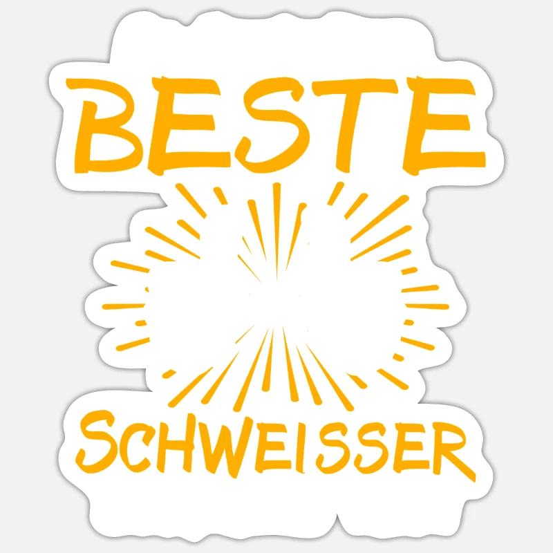 Schweisser Geschenkidee Sticker Größe S (10 x 10 cm)