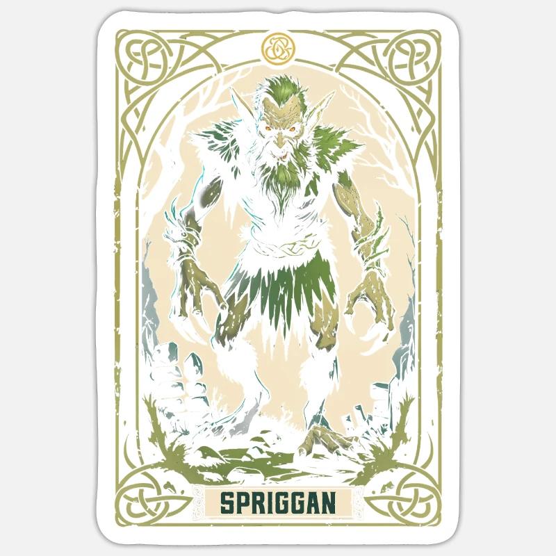 Spriggan Mythological Creatures Sticker size S (10 x 10 cm)