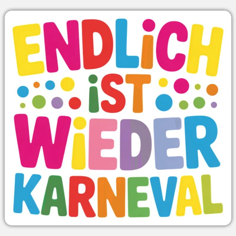 Costume de carnaval - Sticker taille S (10 x 10 cm) - blanc mat