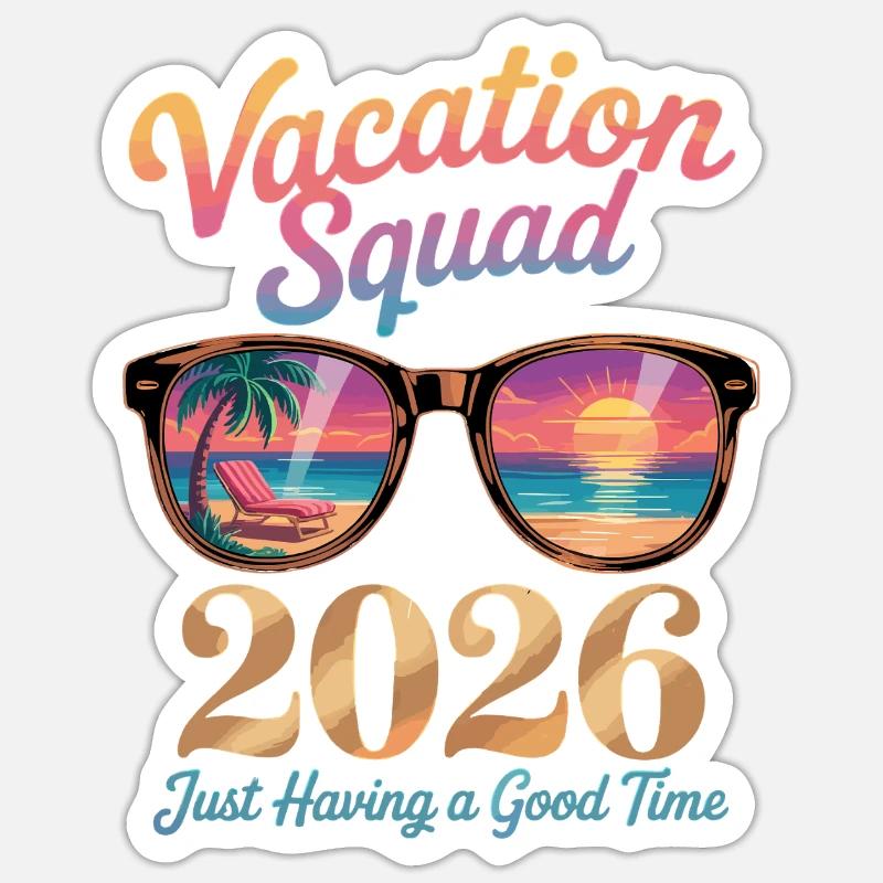 Devis de voyage de groupe 2026 - Sticker taille S (10 x 10 cm) - blanc mat