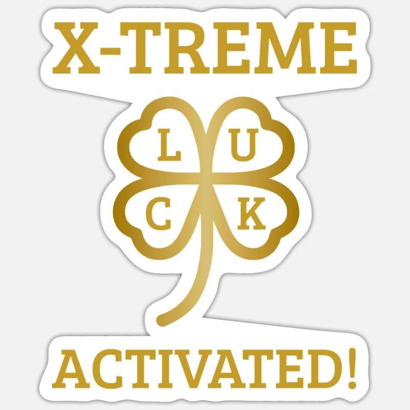 Xtreme Luck Activated Sticker size S (10 x 10 cm)