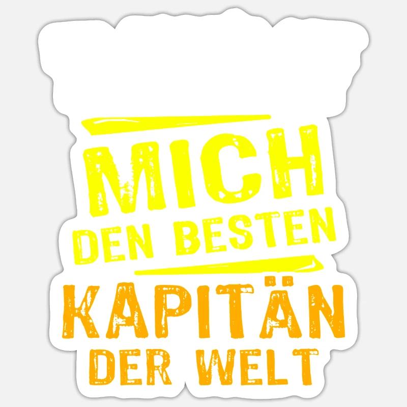 Captain Gift - Sticker size S (10 x 10 cm) - white matte