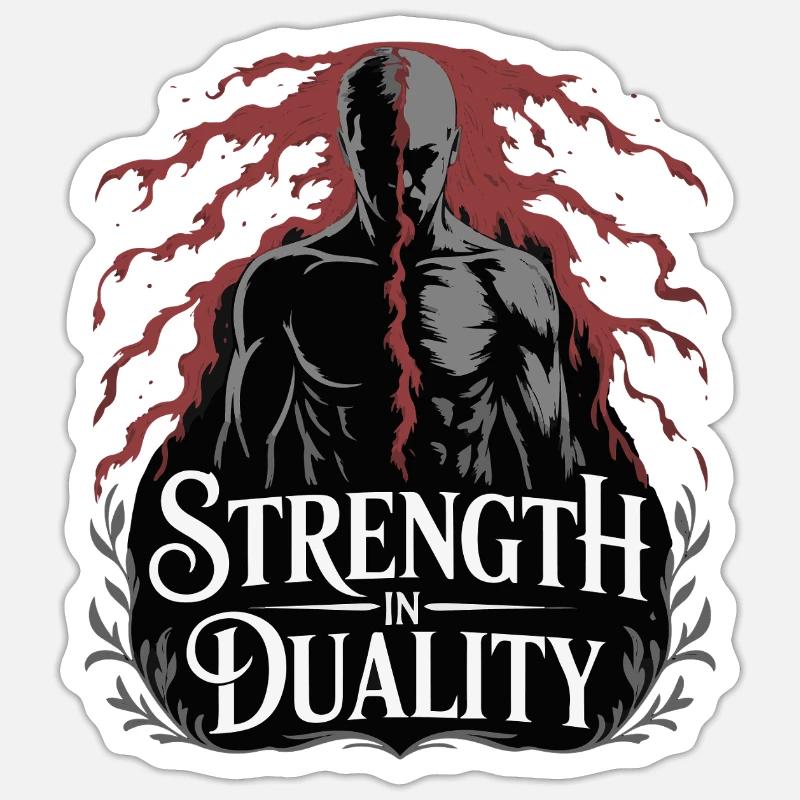 Strength in Quality - Sticker size S (10 x 10 cm) - white matte