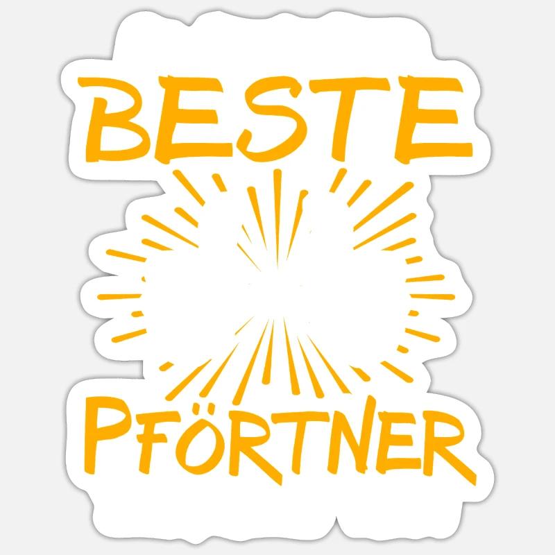 Gatekeeper Gift Idea - Sticker size S (10 x 10 cm) - white matte