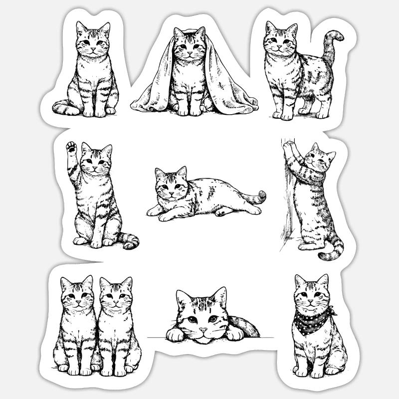 Sticker taille S (10 x 10 cm) - 