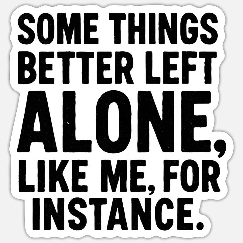 Lustiger Spruch Introvertierte Nerds Geschenkidee - Sticker Größe S (10 x 10 cm) - Mattweiß