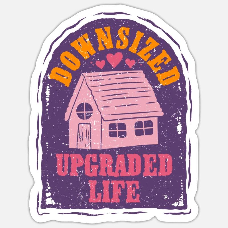 Tiny House Sticker Größe S (10 x 10 cm)