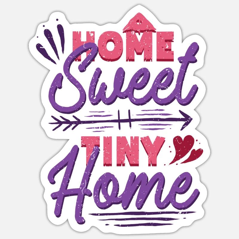Tiny House Doux Tiny Home Sticker taille S (10 x 10 cm)
