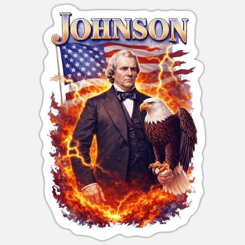 Flame Eagle Statesman - Sticker size S (10 x 10 cm) - white matte
