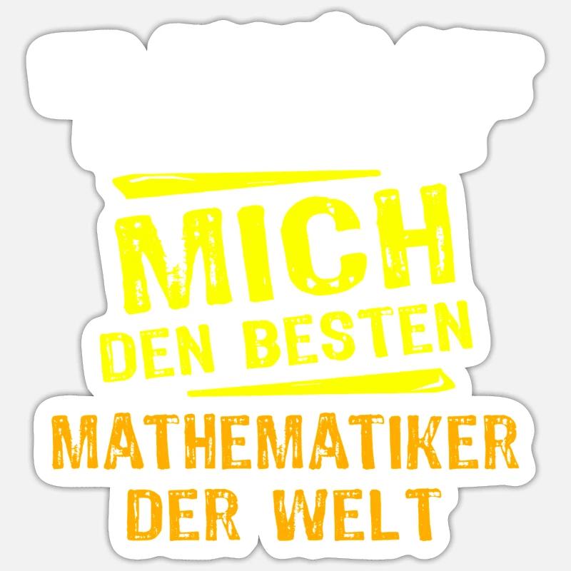 Matematicien Gift Sticker taille S (10 x 10 cm)